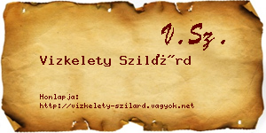 Vizkelety Szilárd névjegykártya
