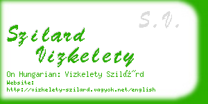 szilard vizkelety business card